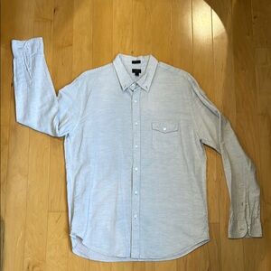 Men's J. Crew Light Gray Slim Fit Shirt